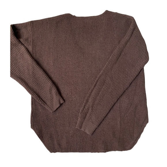 Aritzia Wilfred Free SIze M Merino Wool Sweater Brown - Picture 6 of 6